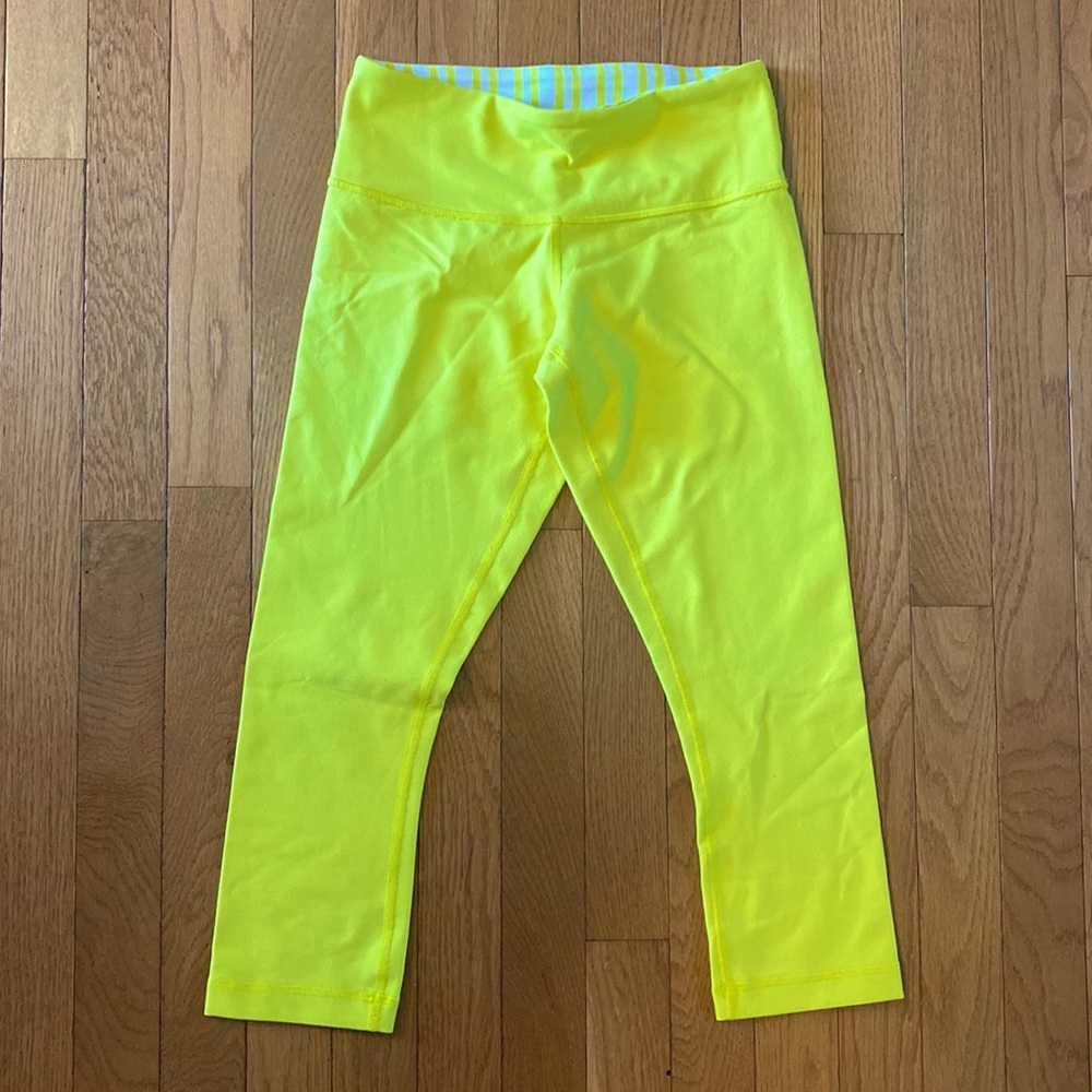 Lululemon Athletica Yellow Leggings